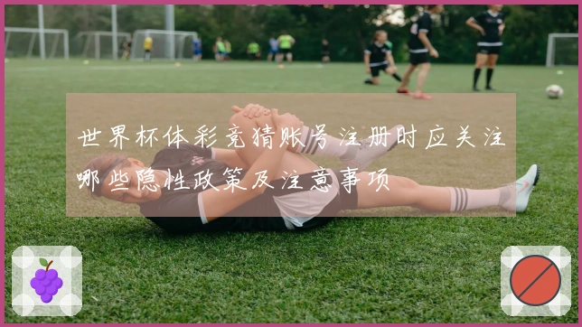 世界杯体彩竞猜账号注册时应关注哪些隐性政策及注意事项